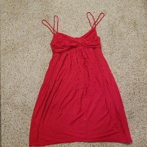 *FREE SHIPPING* Strappy red dress. Great for Valentine's Day ❤️